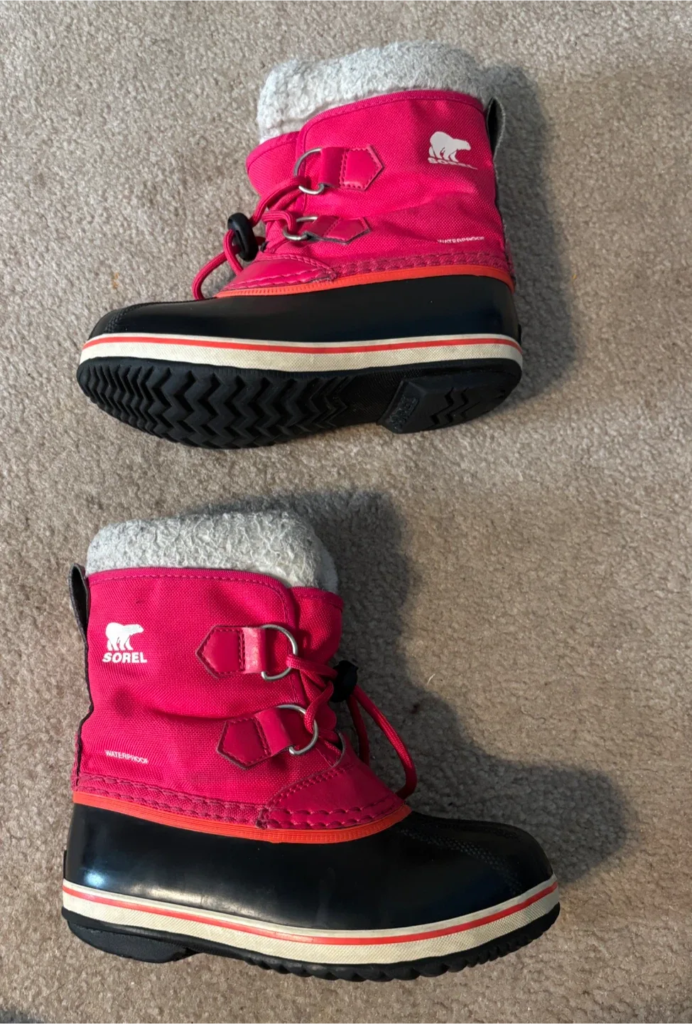Sorel Pink Winter Boots - Waterproof (size 13) image indicator(5)