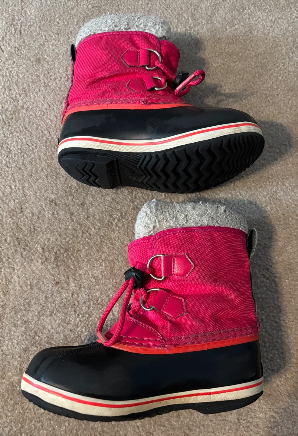 Sorel Pink Winter Boots - Waterproof (size 13) image indicator(4)