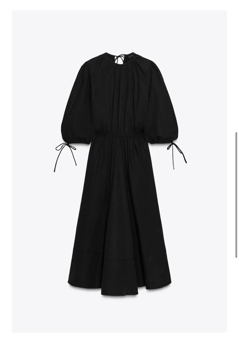 Zara Black Midi Dress- Brand new XL image indicator(2)