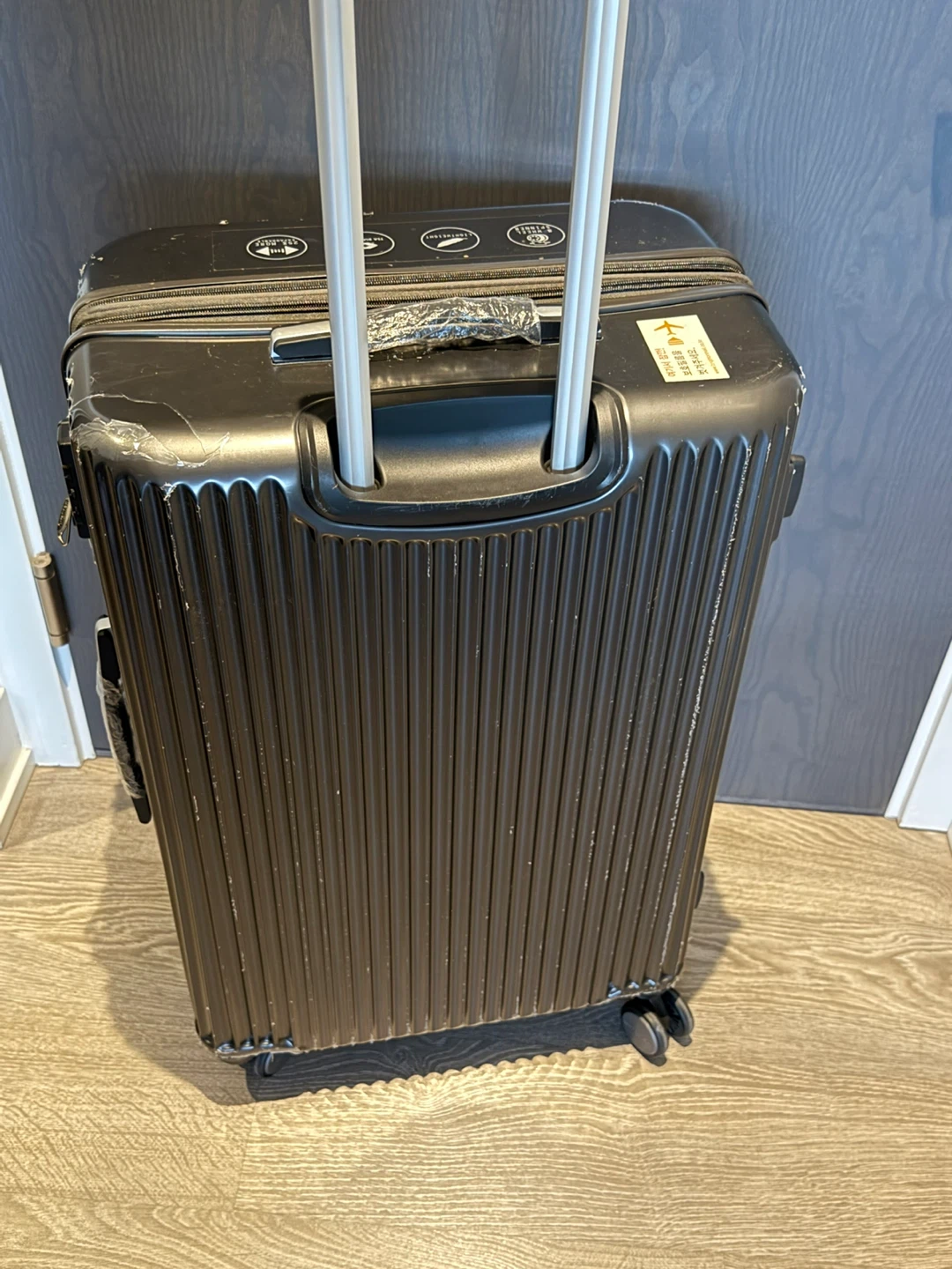 Travel Luggage Bag Wheels Black Large. - photo 4