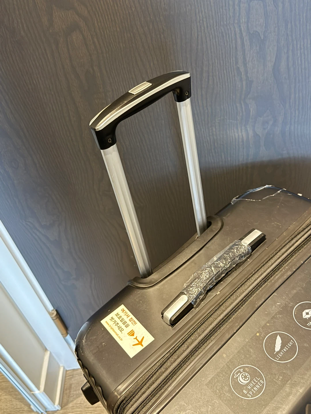 Travel Luggage Bag Wheels Black Large. - photo 3