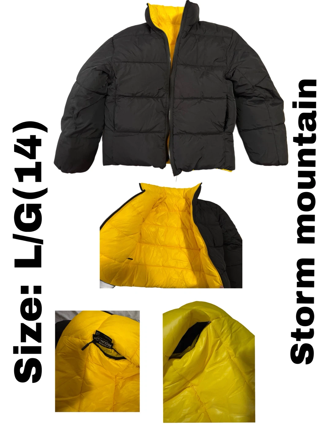 Storm Mountain Puffer Jacket - Size L/G (14)