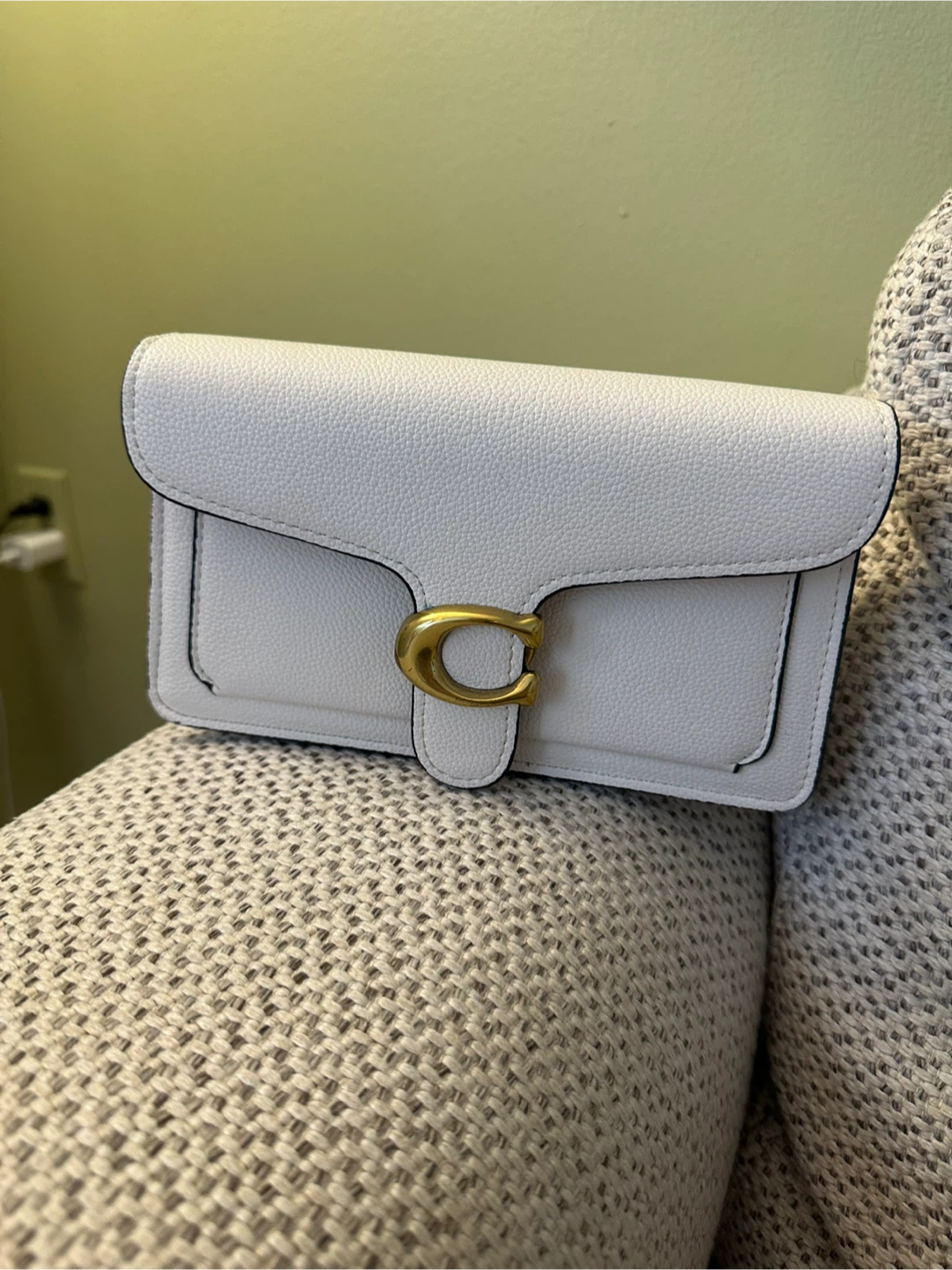 Coach Tabby 20 White Leather Shoulder Bag - photo 5