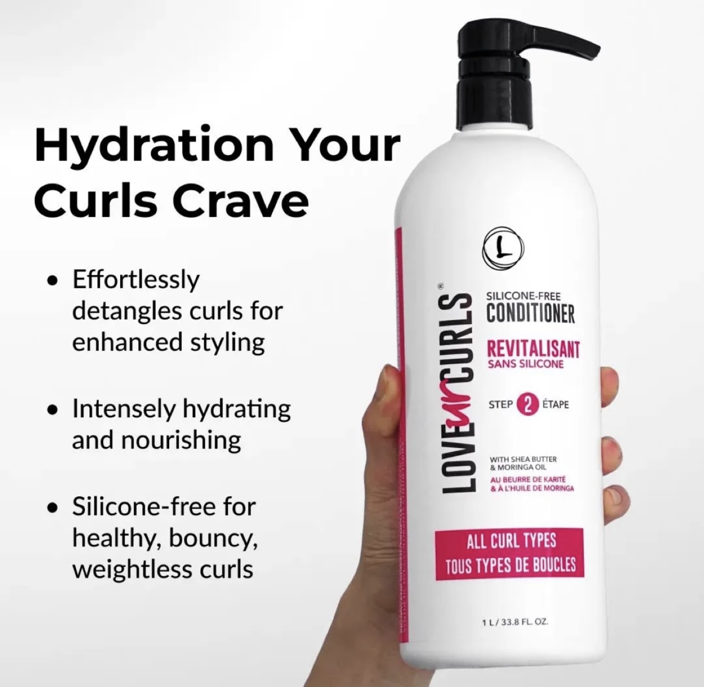 Love Ur Curls Conditioner - 1 Litre - photo 2