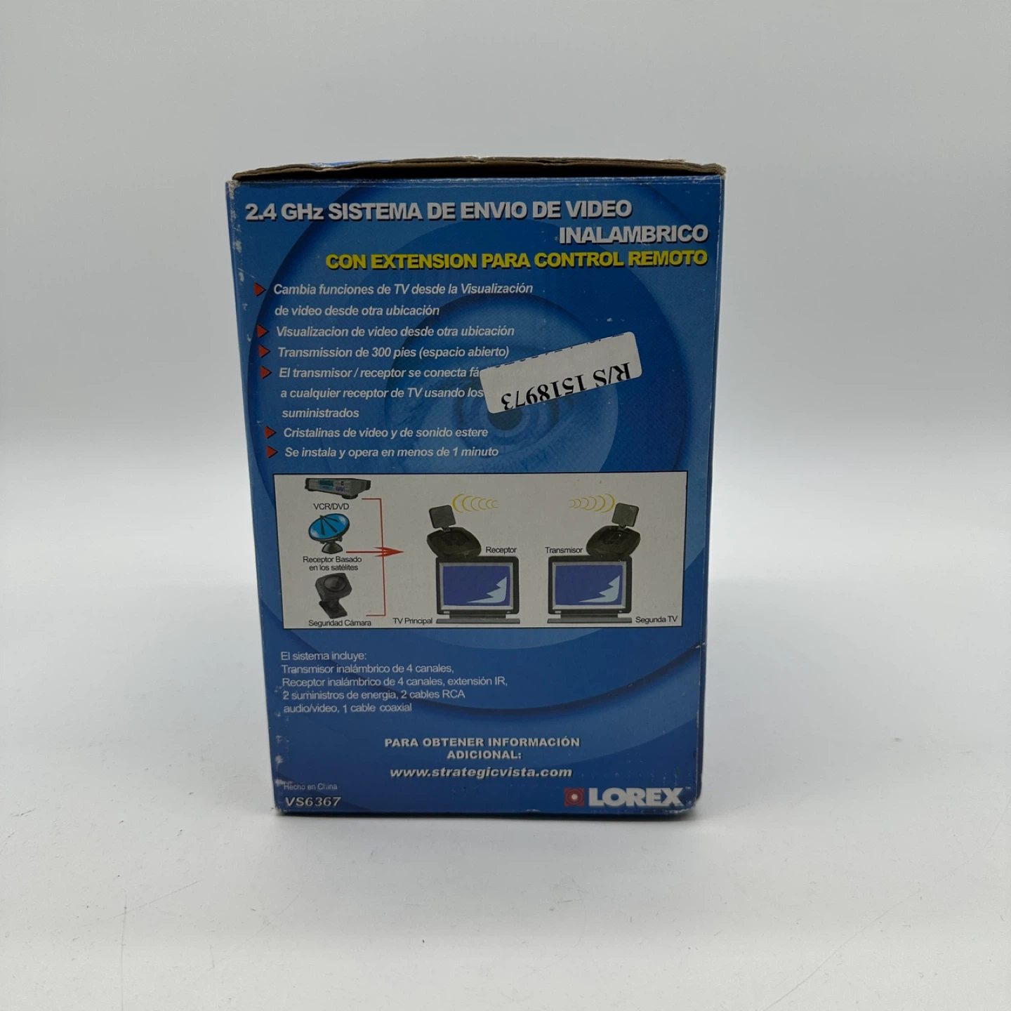 Lorex 2.4GHz Wireless Video Sender Model VS6367 - photo 4