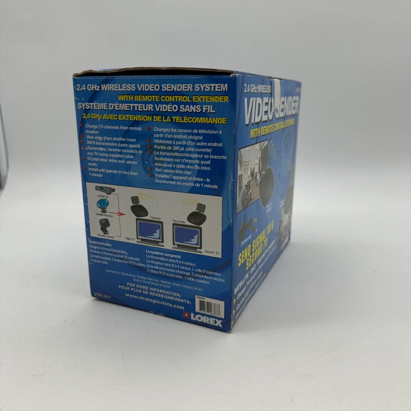 Lorex 2.4GHz Wireless Video Sender Model VS6367 image indicator(2)