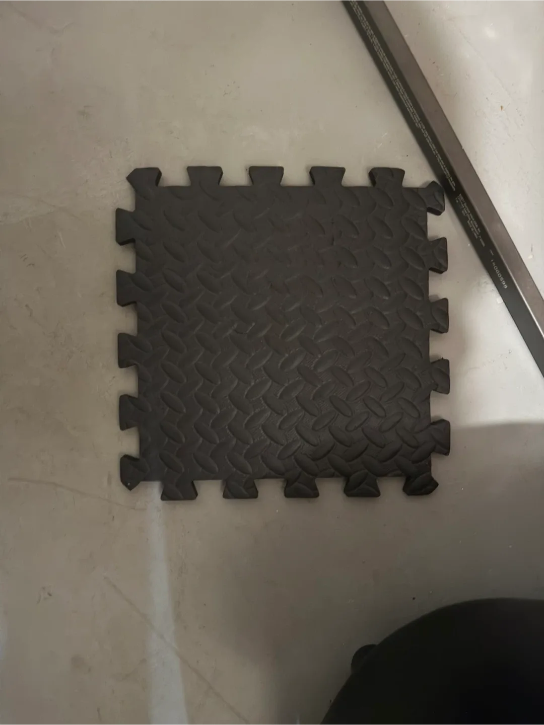 Black Foam Interlocking Floor Mats