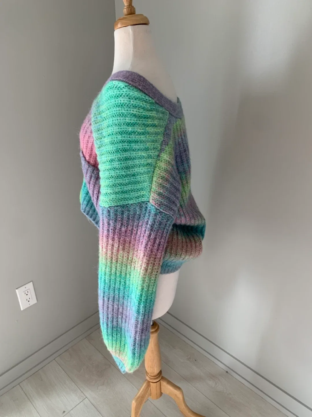 Colourful Knit Cardigan Oversized L image indicator(4)