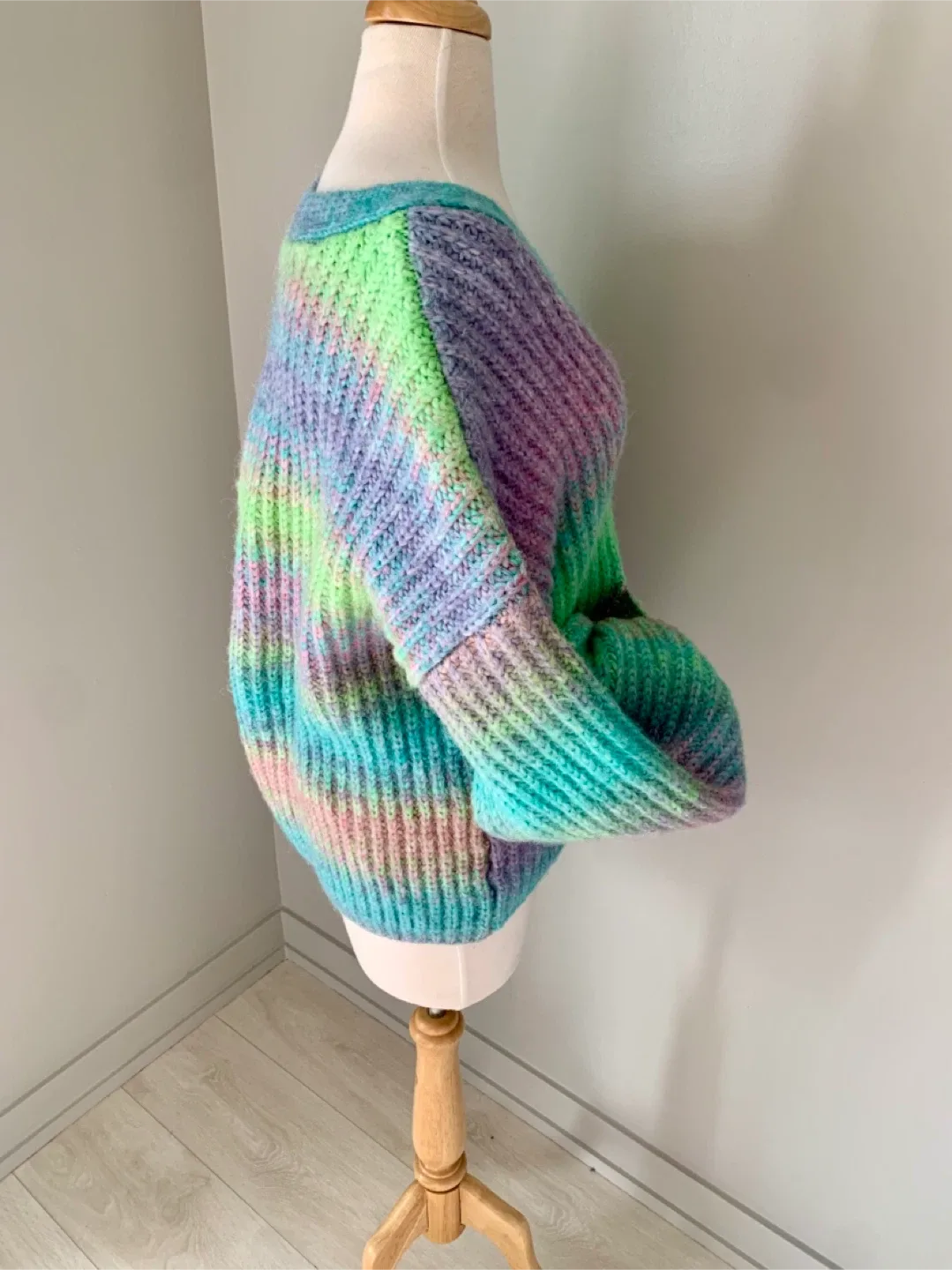 Colourful Knit Cardigan Oversized L image indicator(6)