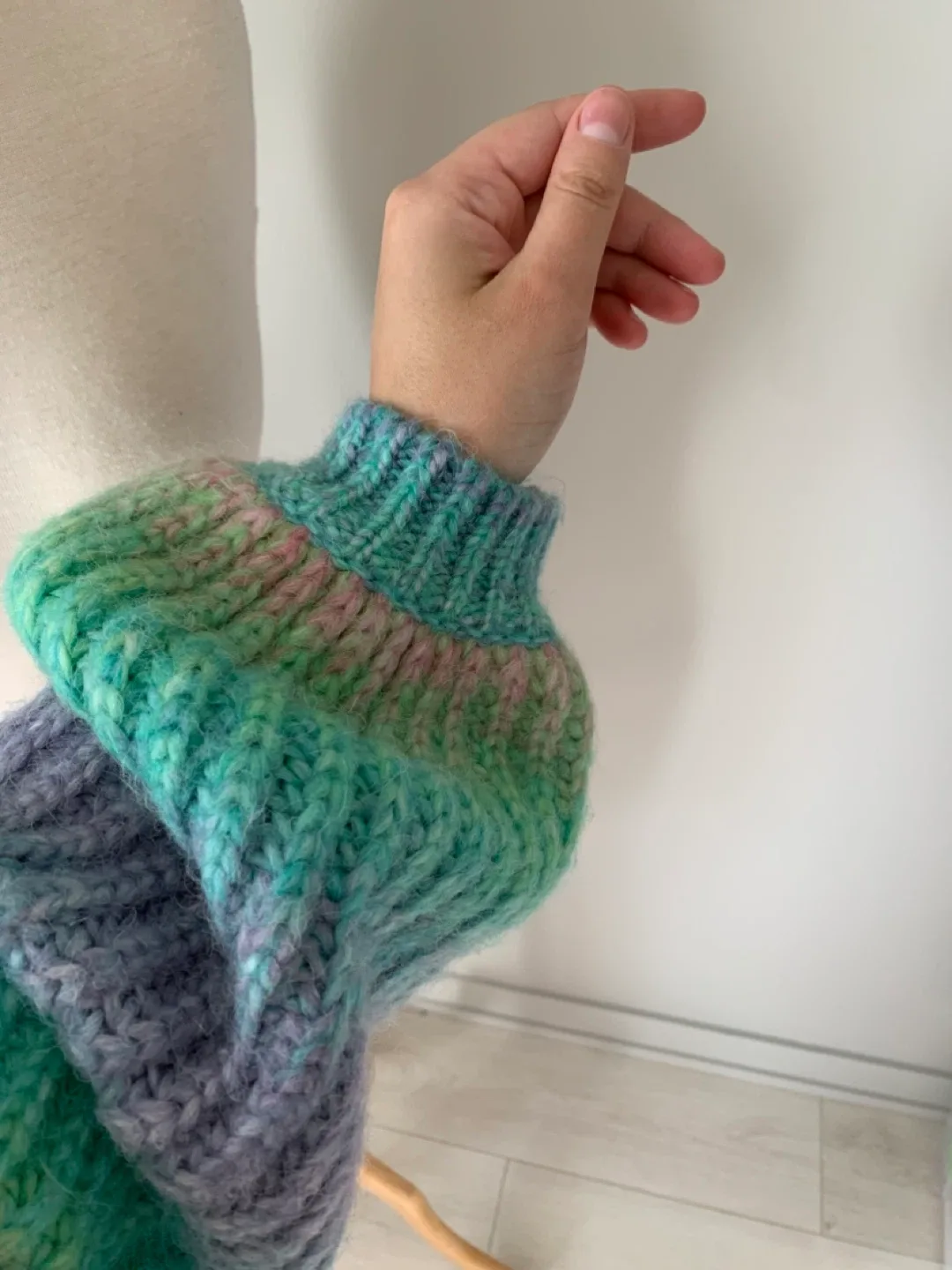 Colourful Knit Cardigan Oversized L image indicator(8)