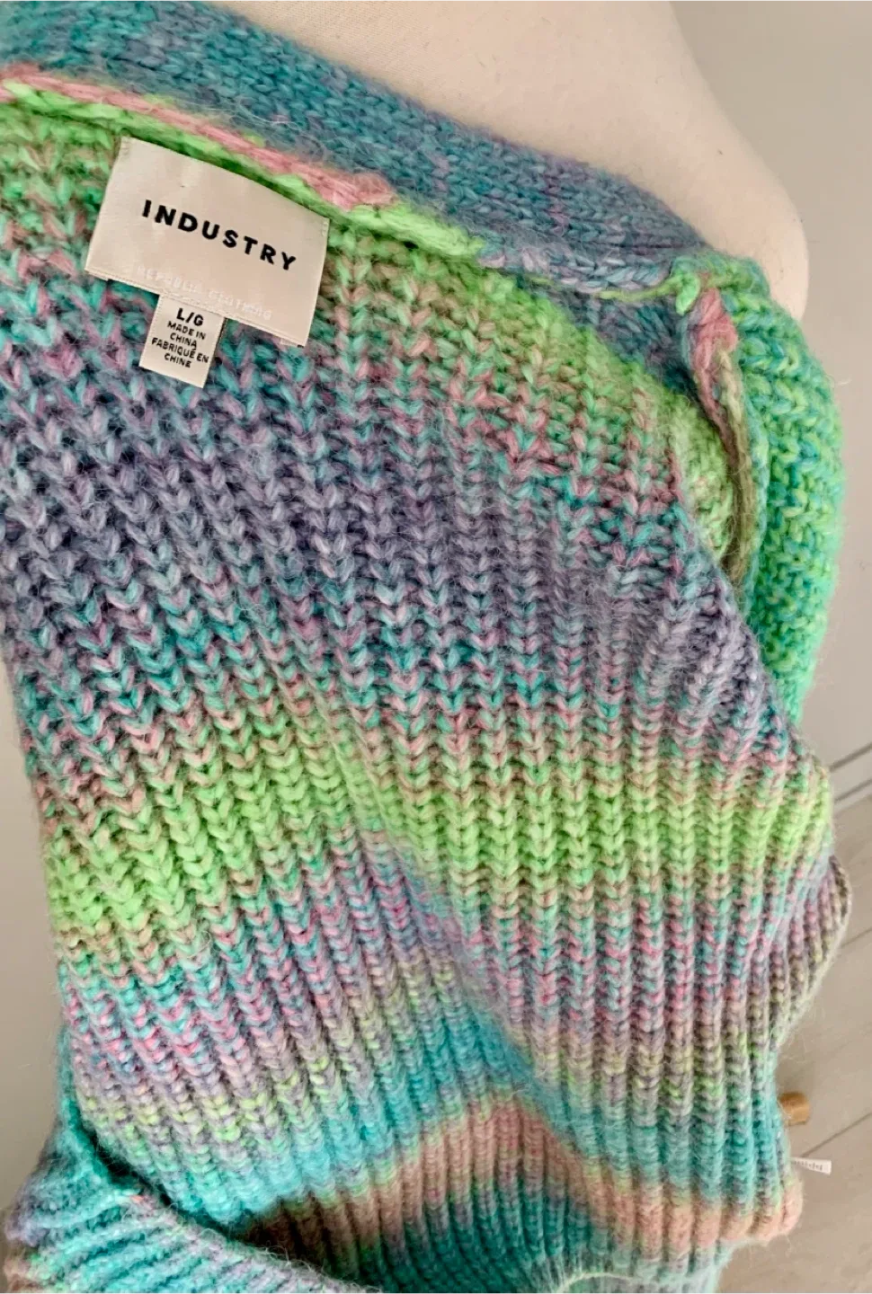 Colourful Knit Cardigan Oversized L image indicator(10)