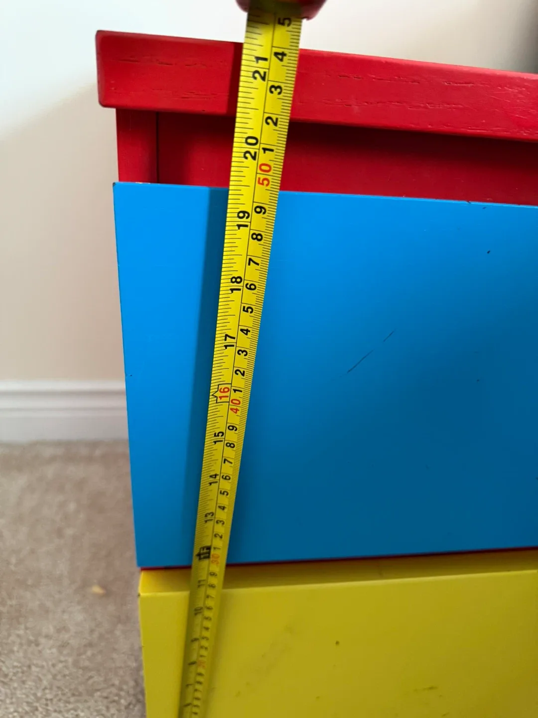 Colorful 3-Drawer Nightstand image indicator(3)