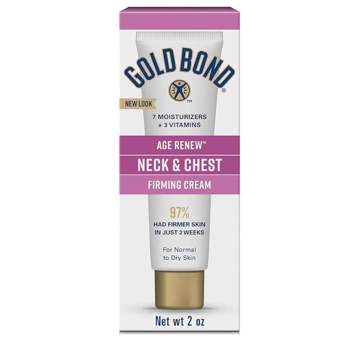 Gold Bond Age Renew Neck & Chest Firming Cream, 2 oz