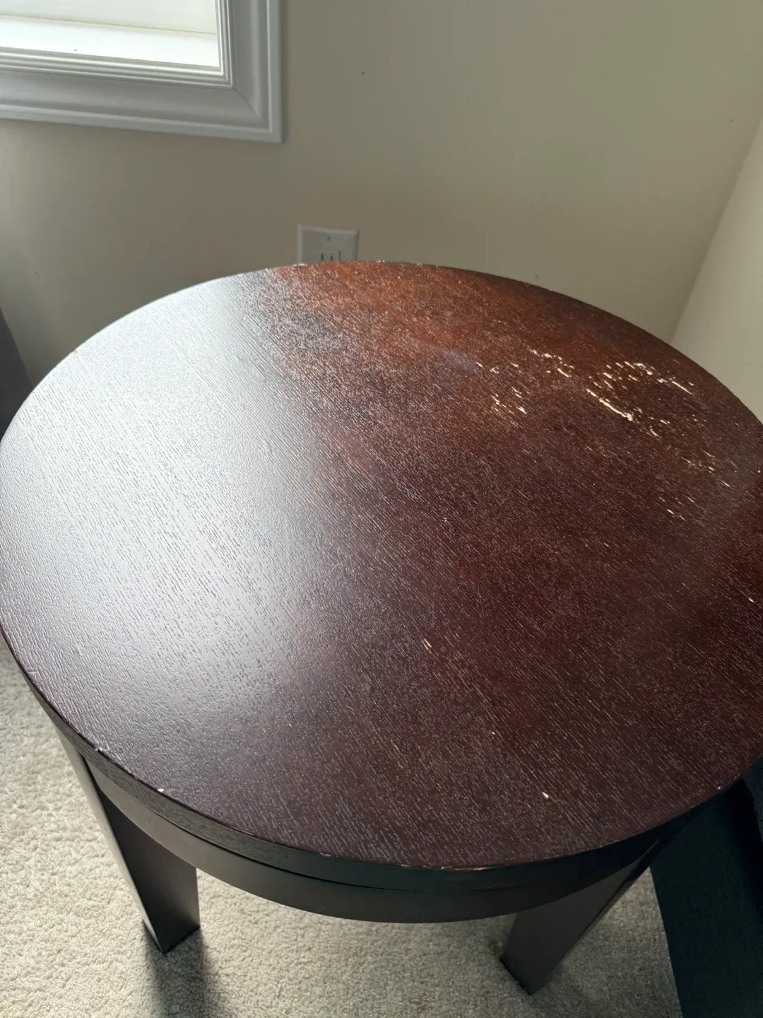 Round Wooden Side Table image indicator(2)