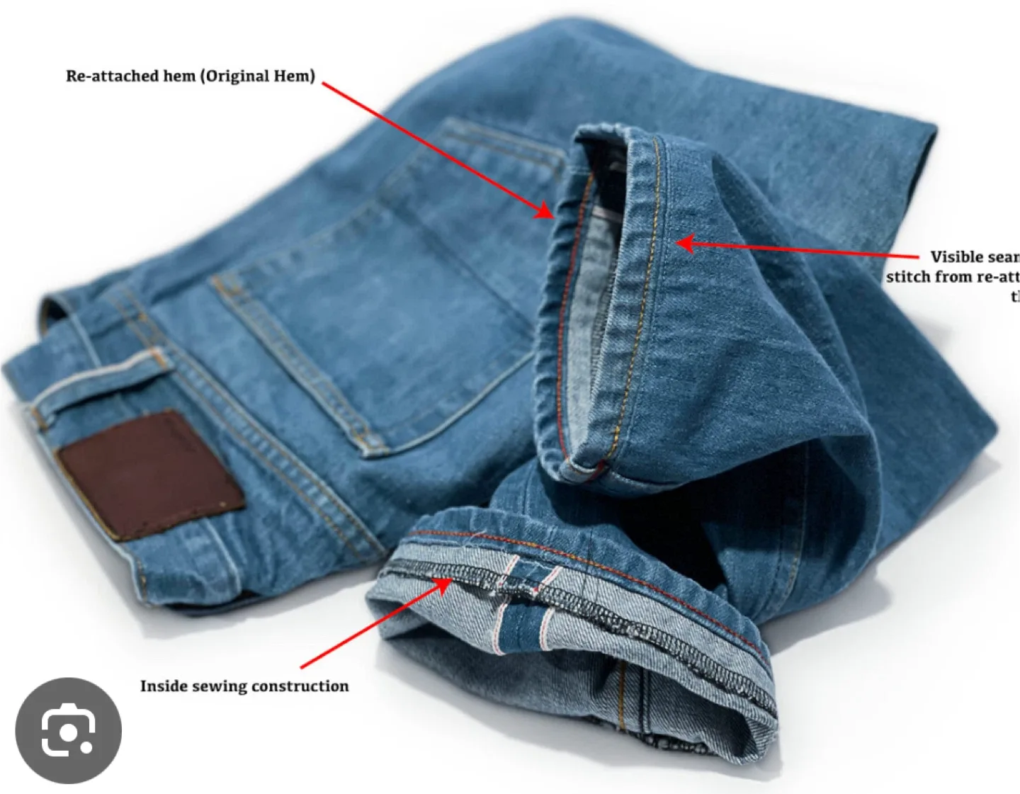 Jeans Hemming Service image indicator(3)