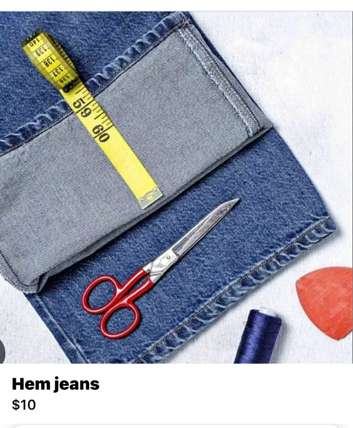 Jeans Hemming Service image indicator(4)