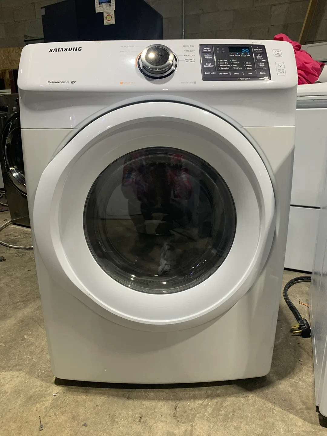 Samsung White Dryer image indicator(2)