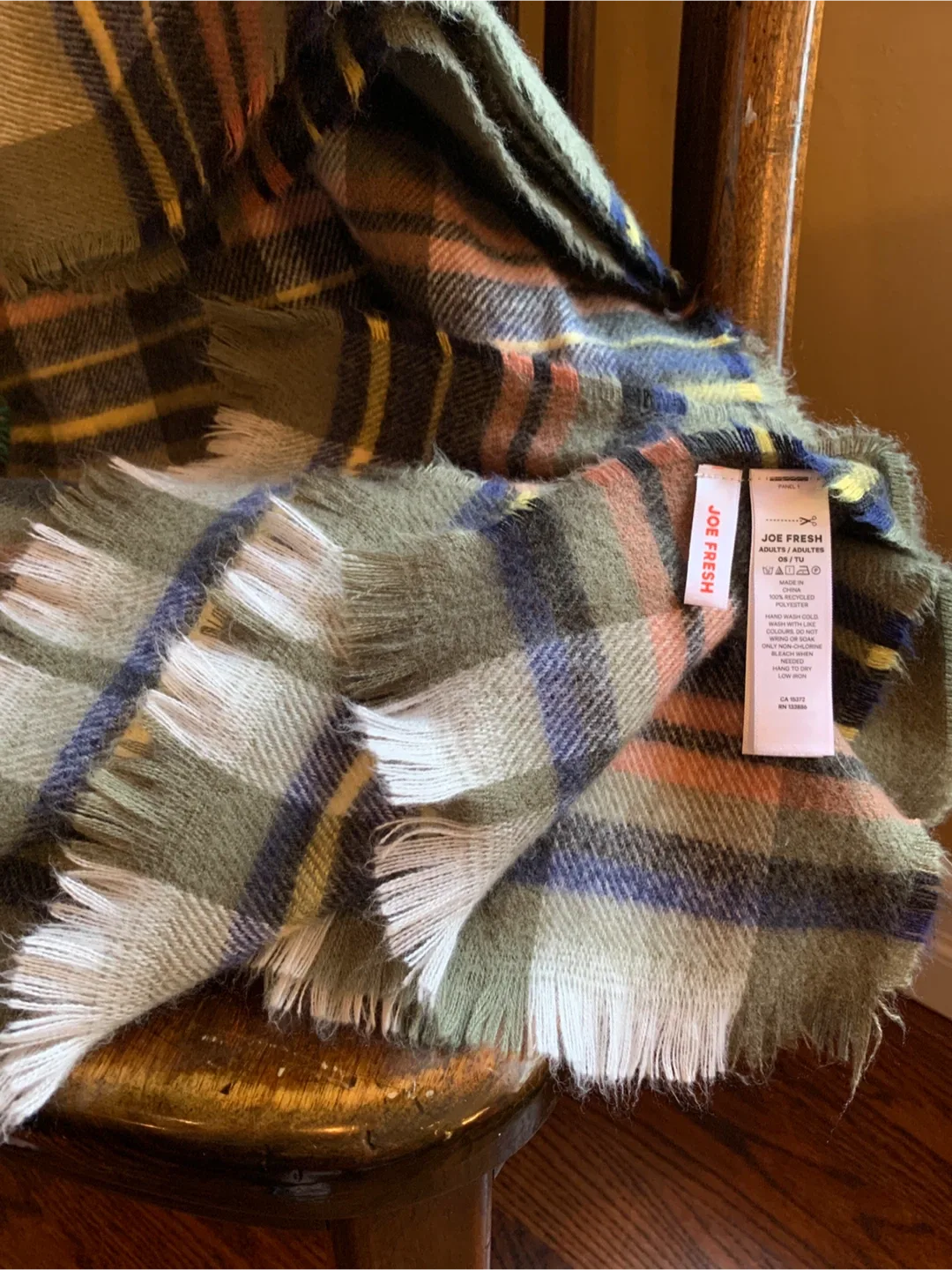 Joe Fresh Plaid Cozy Scarf image indicator(5)