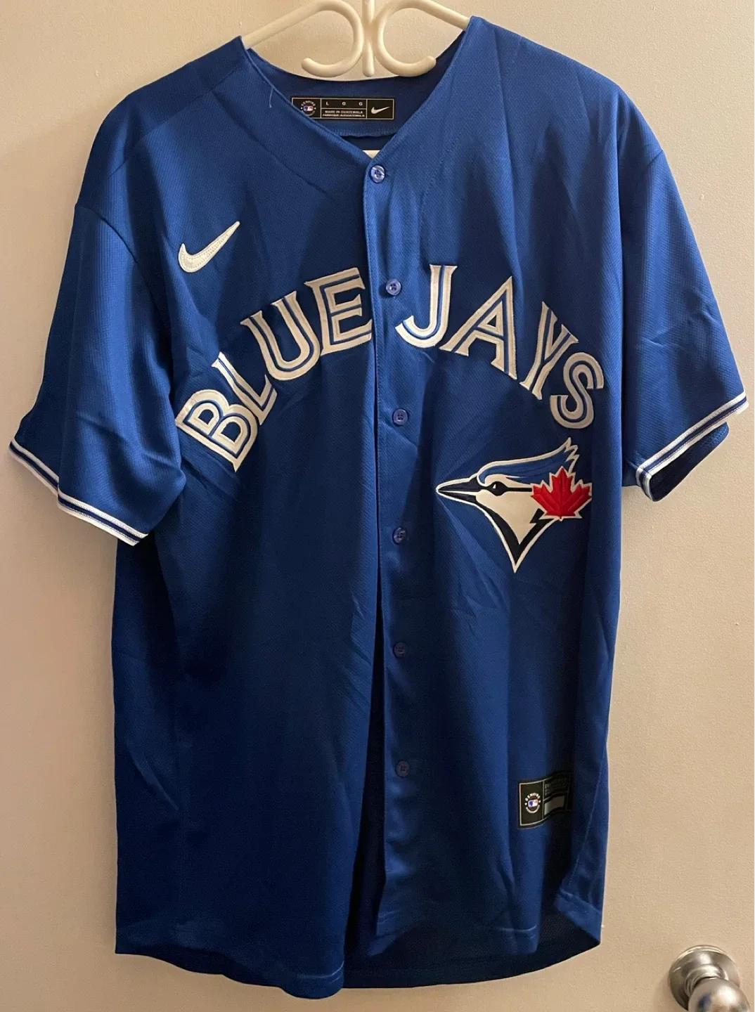 New Mens TORONTO BLUE JAYS STITCHED GAUSMAN #34 LARGE image indicator(2)