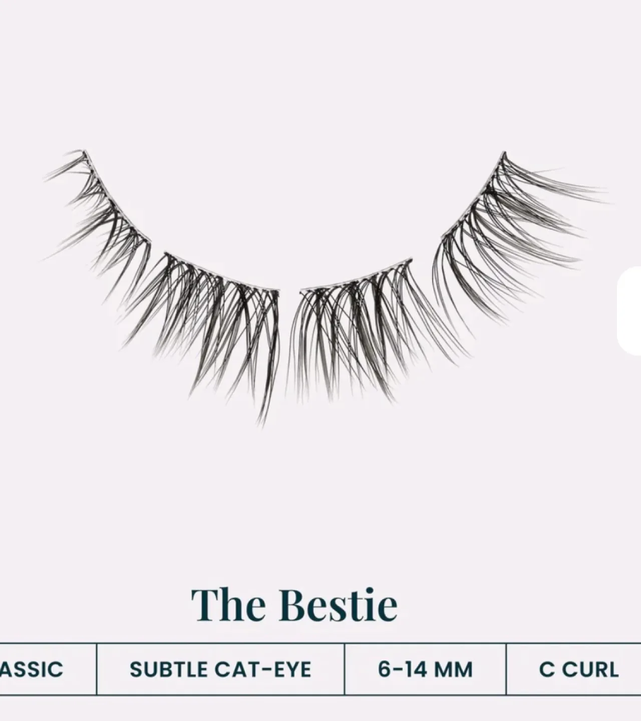 Flutterhabit The Bestie Luxe Faux-Mink Underlash Clusters image indicator(6)