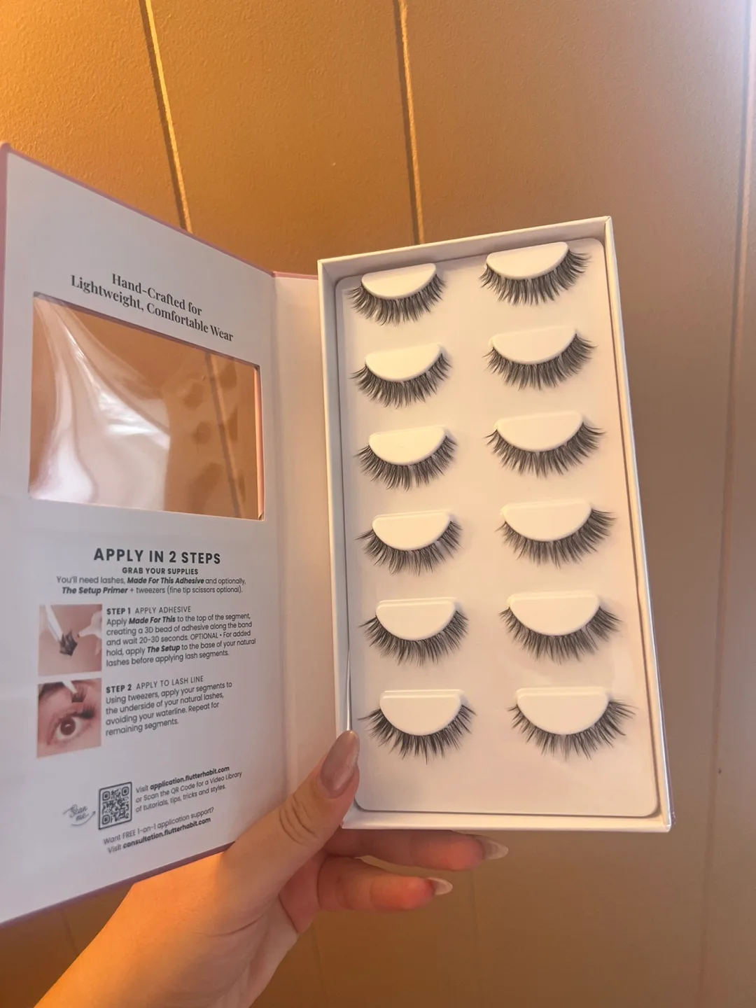 Flutterhabit The Bestie Luxe Faux-Mink Underlash Clusters image indicator(2)