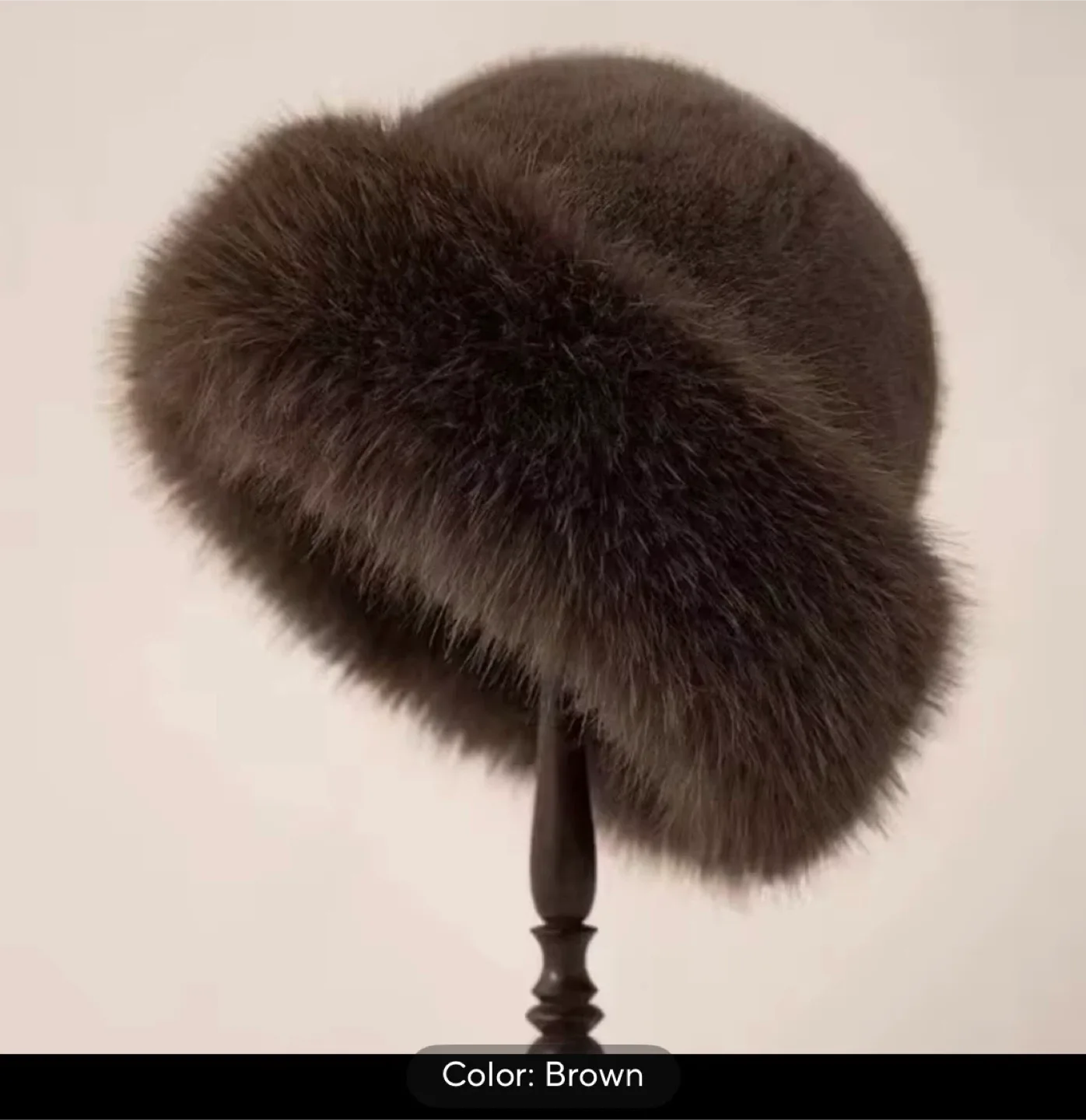 Brown Fur Hat