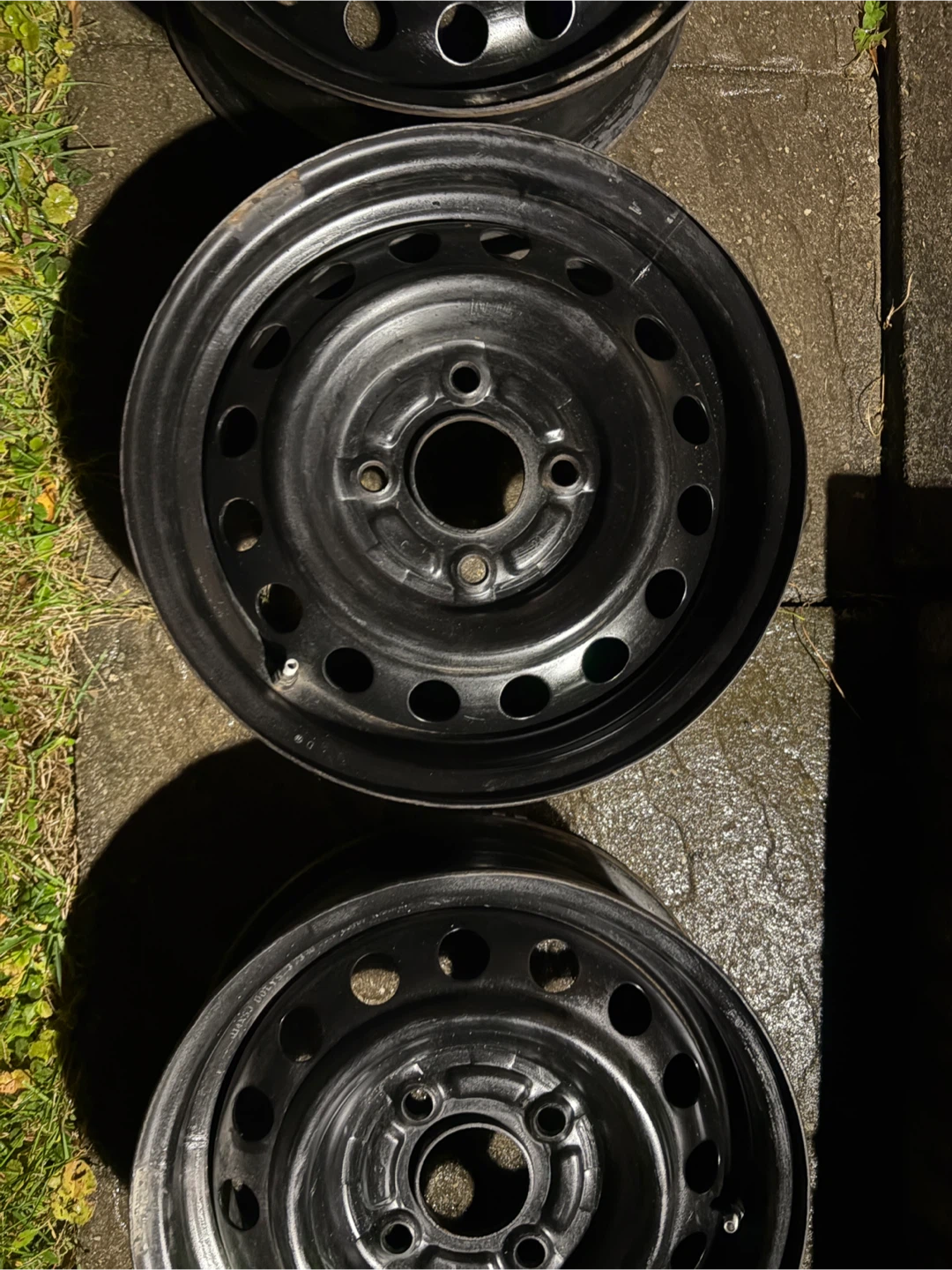 Set of 4 Black Steel Wheels size 14 - photo 3