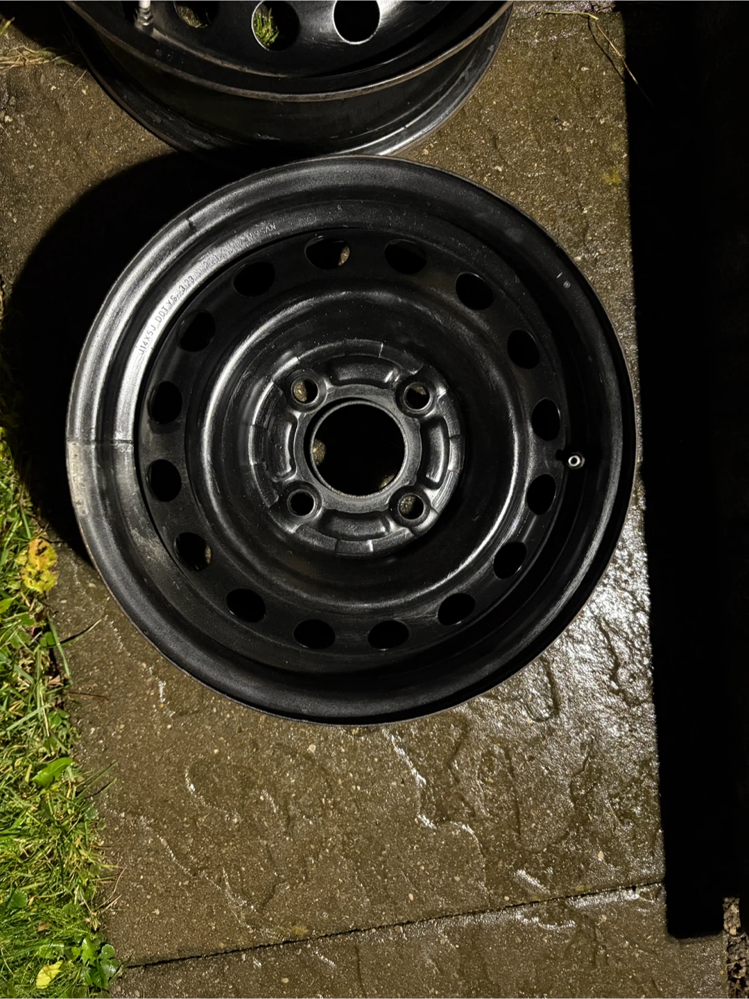 Set of 4 Black Steel Wheels size 14 - photo 4