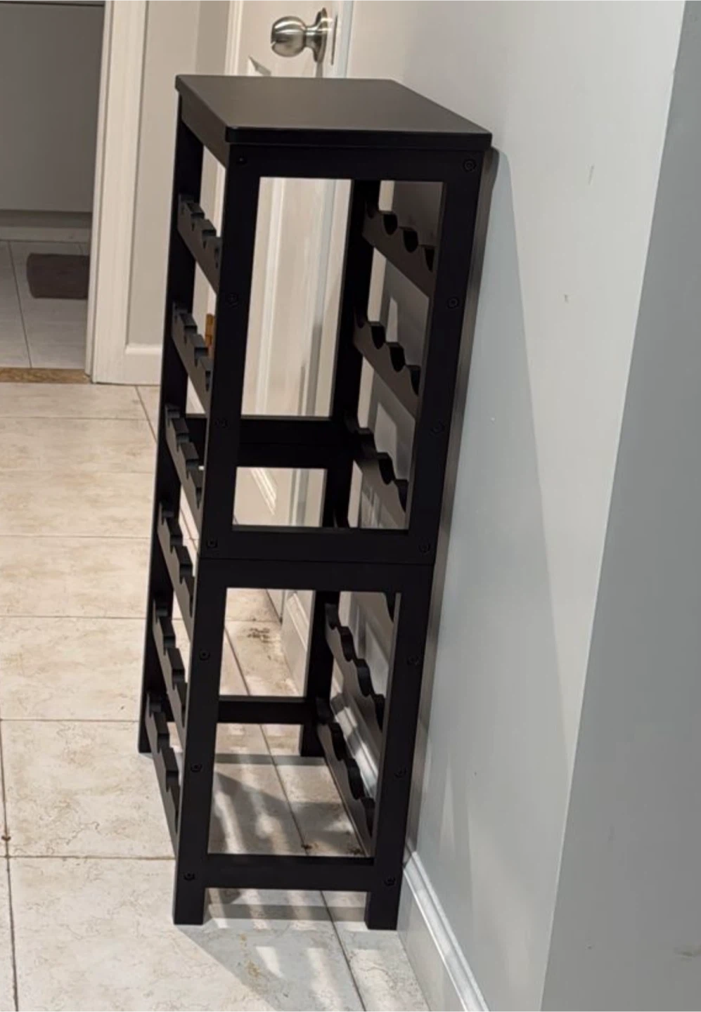 VASMIA 6-Tier Black Wine Rack - photo 3