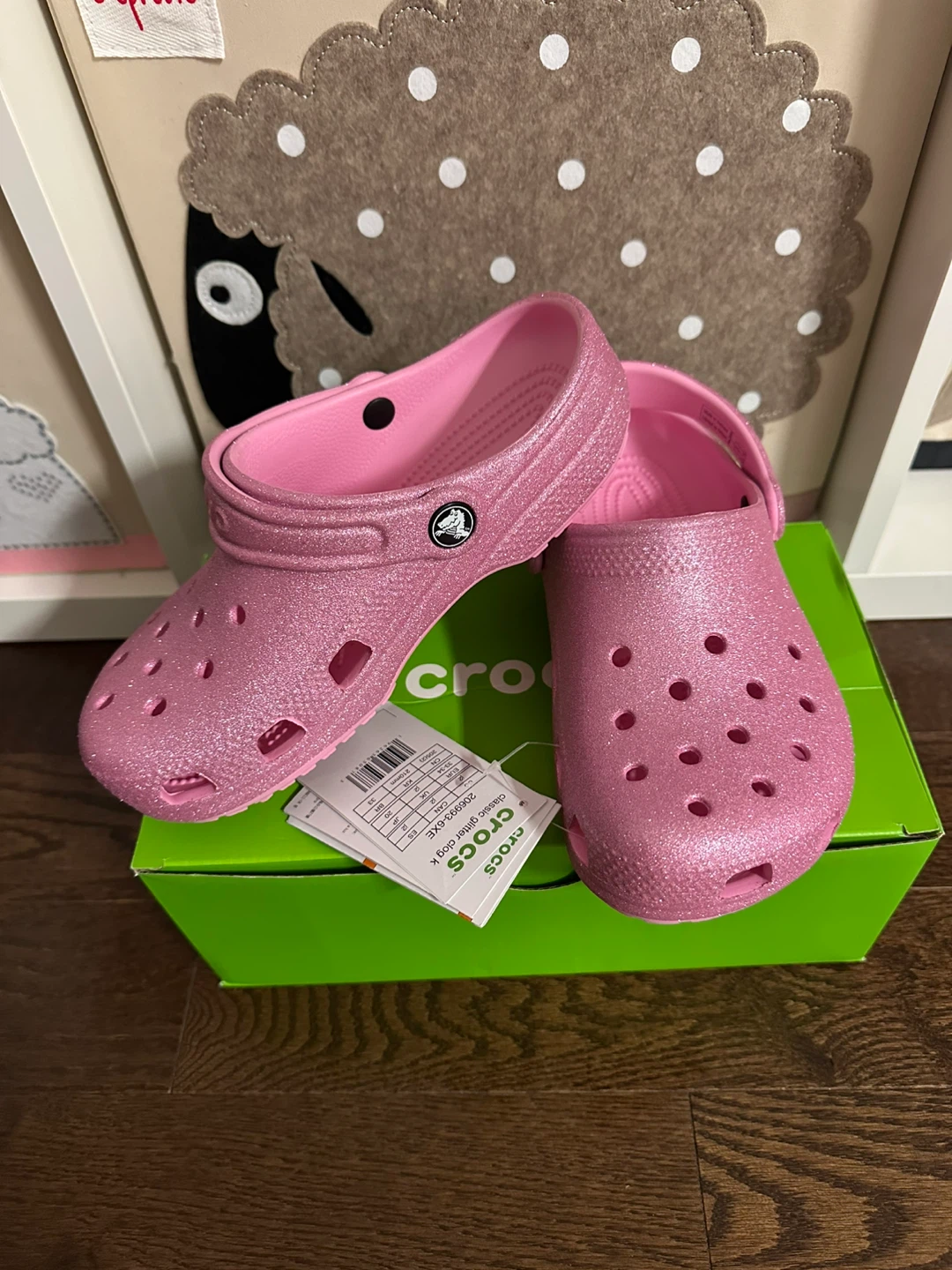 Crocs Classic Glitter Clog K - Size 2