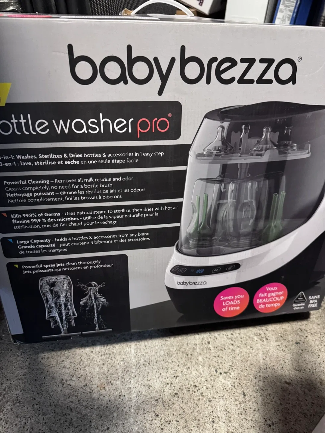 Baby Brezza Bottle Washer Pro - Like New!