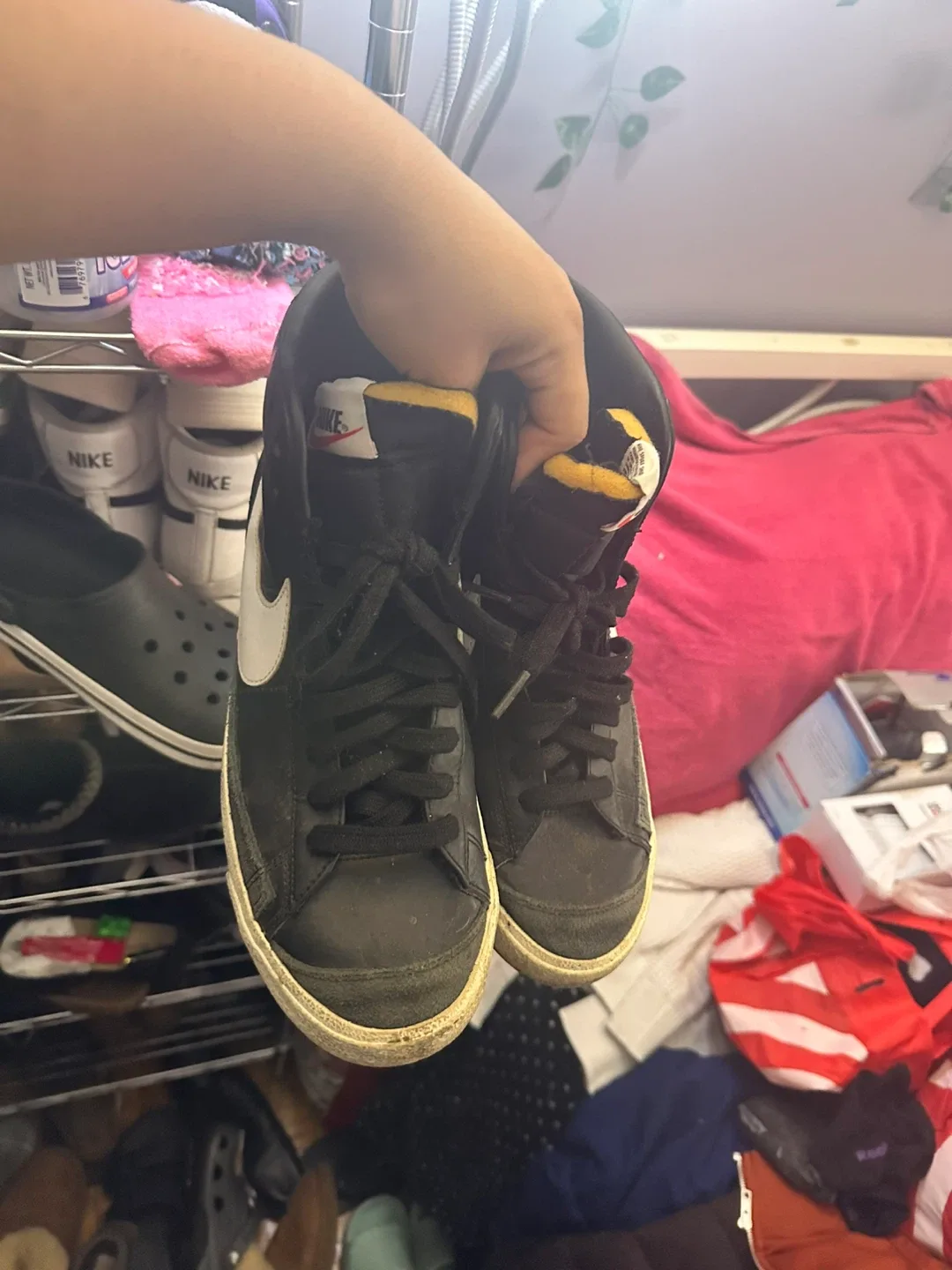 Nike Blazer Mid '77 Black Sneakers - US 10 image indicator(5)