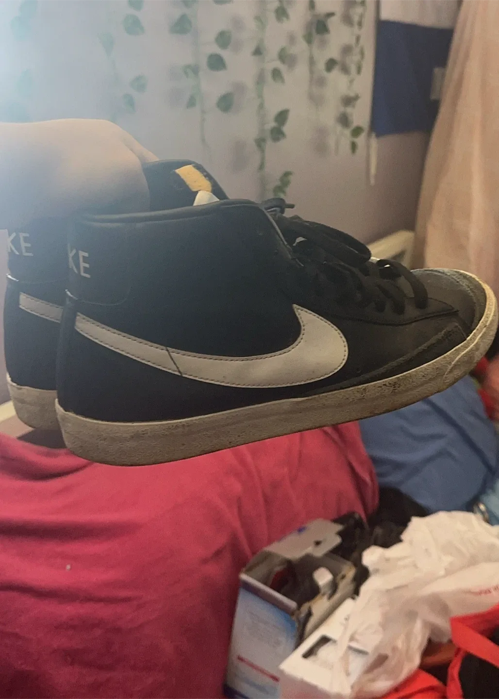 Nike Blazer Mid '77 Black Sneakers - US 10 thumbnail