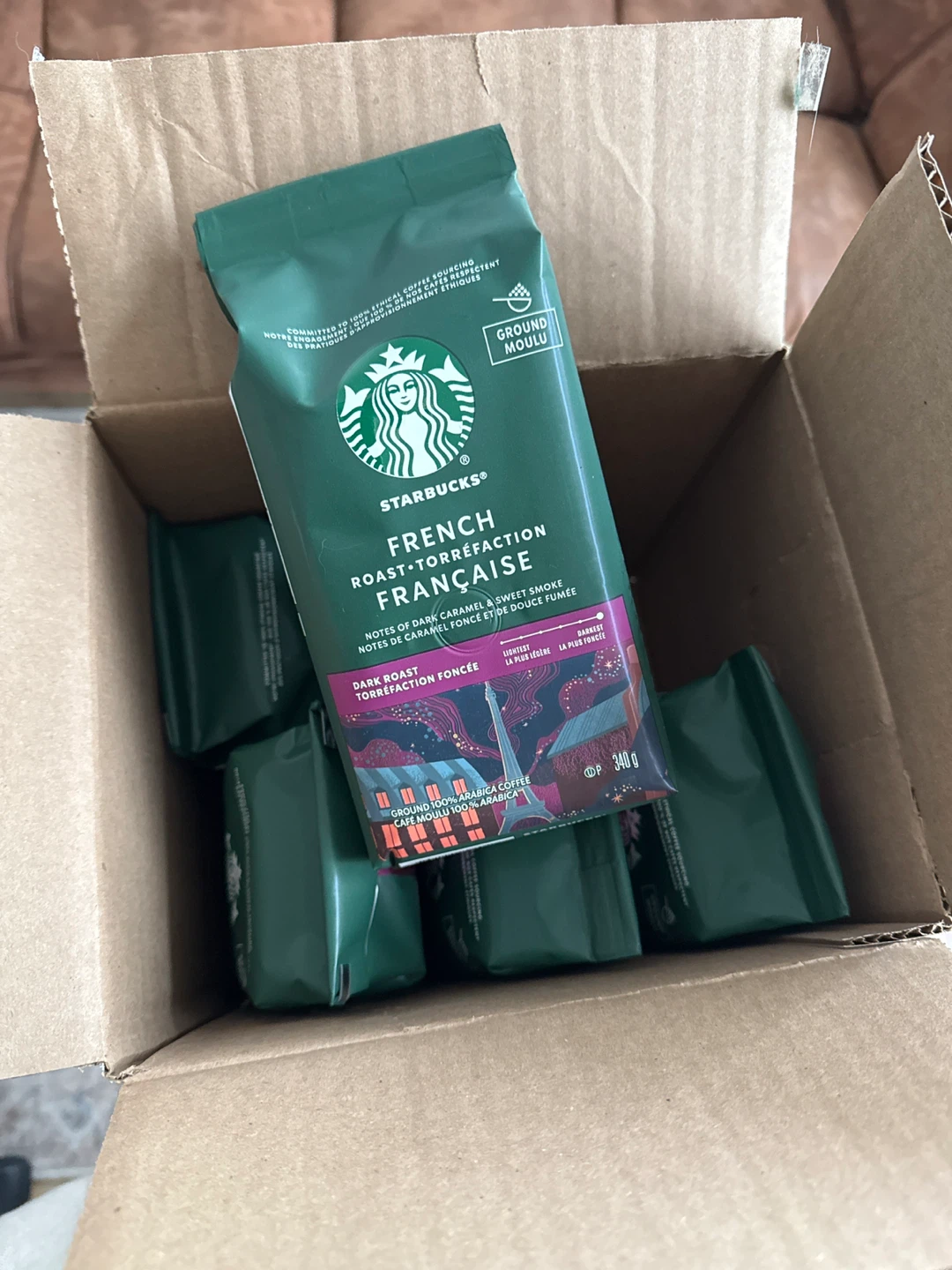 Starbucks French Roast Coffee (5x 340g)