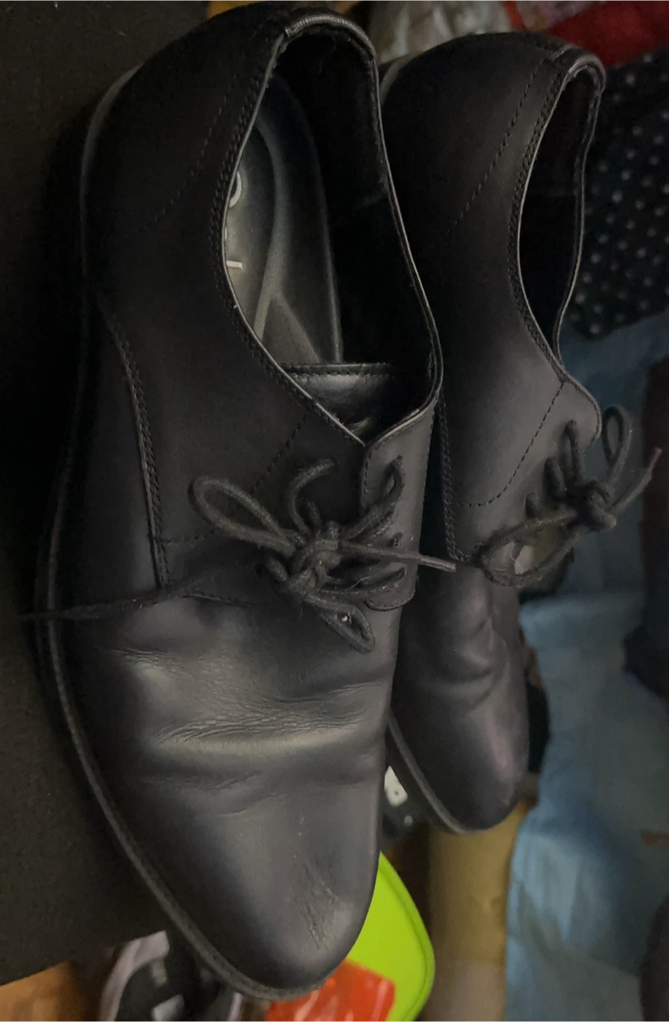 Calvin Klein Black Leather Dress Shoes