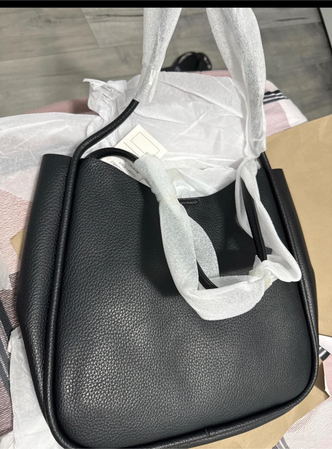 Newbella Black Leather Handbag - New with Tags - photo 2