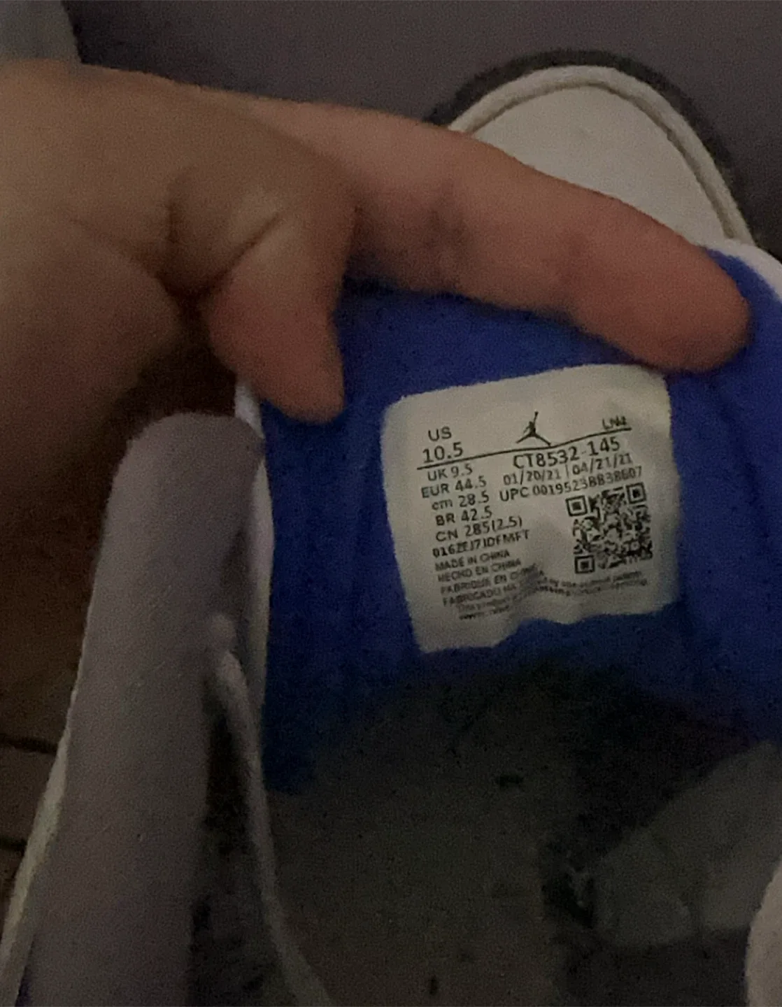 Jordan 3 Retro Racer Blue, Size 10.5 image indicator(4)