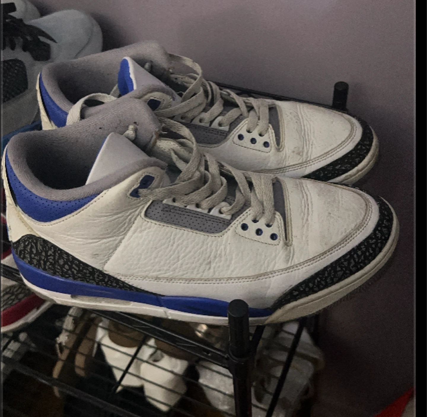 Jordan 3 Retro Racer Blue, Size 10.5