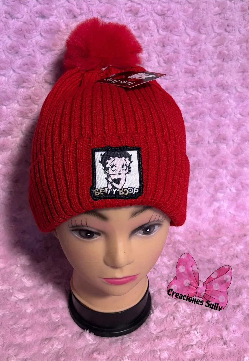 Betty Boop Red Beanie