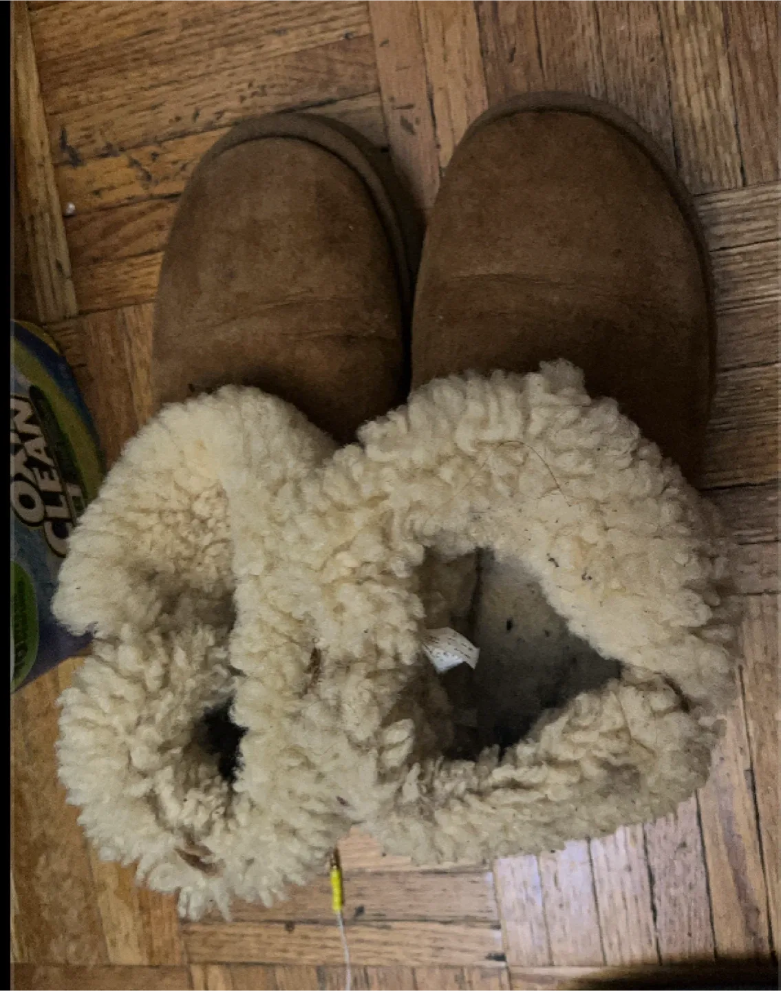 UGG Brown Suede Shearling Lined Boots - Size 7 image indicator(4)