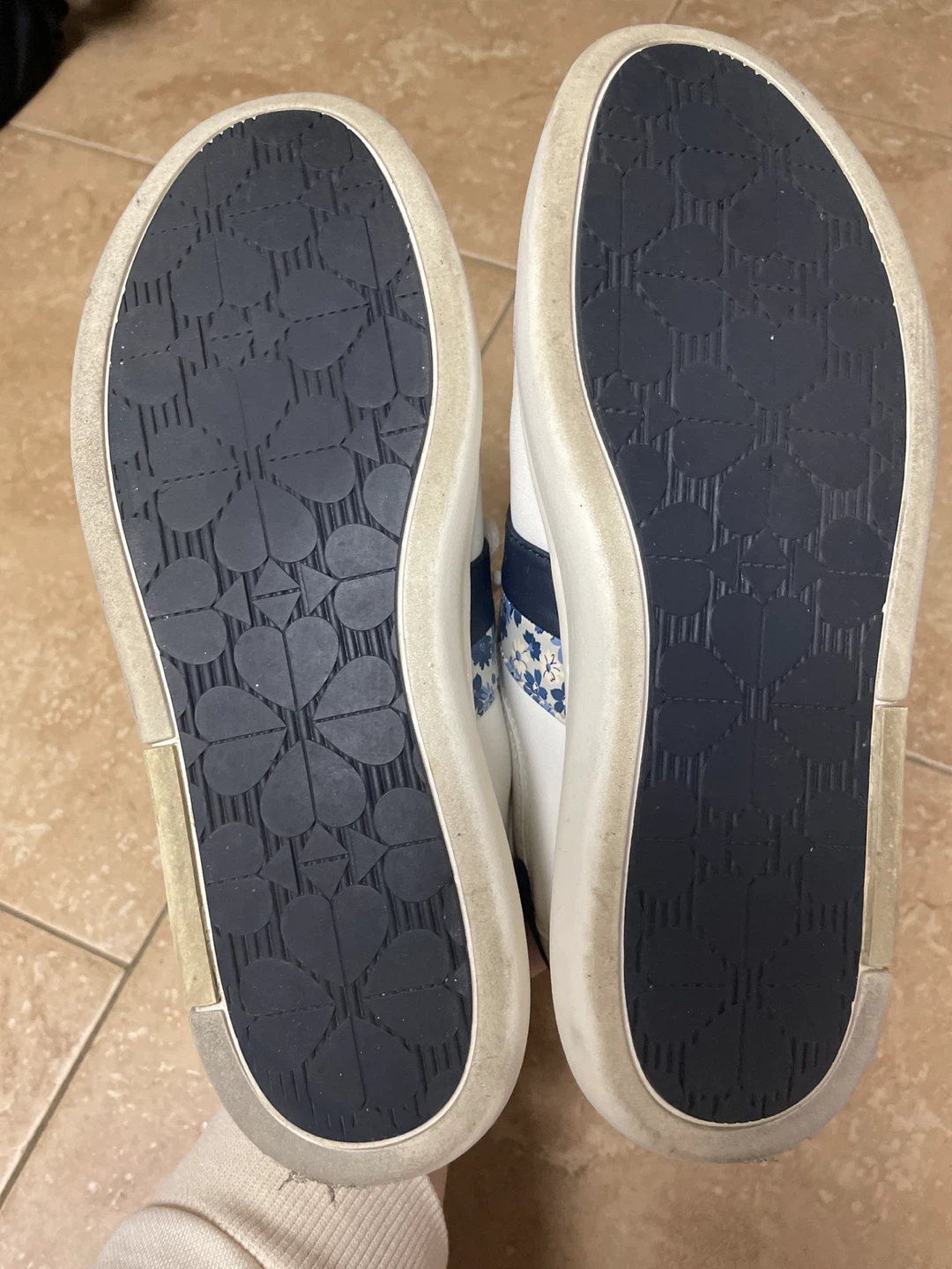 Kate Spade White Leather Sneakers - Size 8 - photo 2