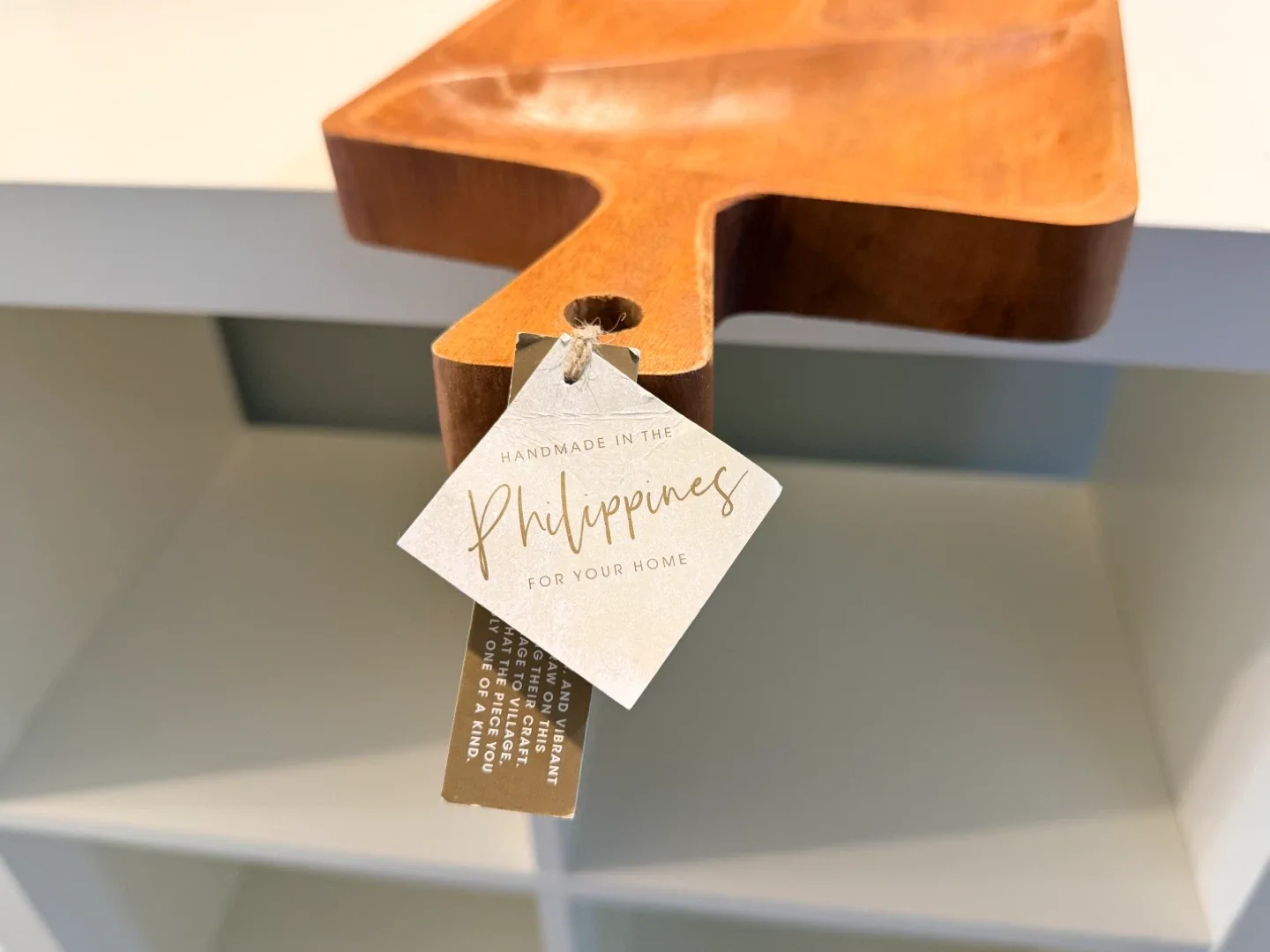 Holiday Gift for Christmas- Handmade Wooden Serving Tray image indicator(3)