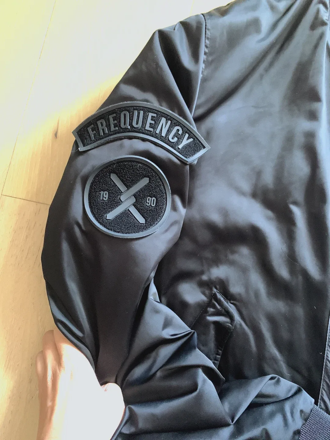 Jack & Jones Core Black Bomber Jacket - Size L image indicator(4)