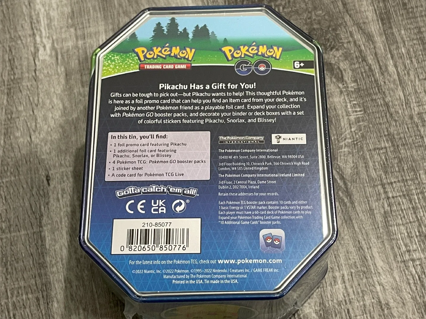 Bundle of Pokemon GO Gift Tins image indicator(2)
