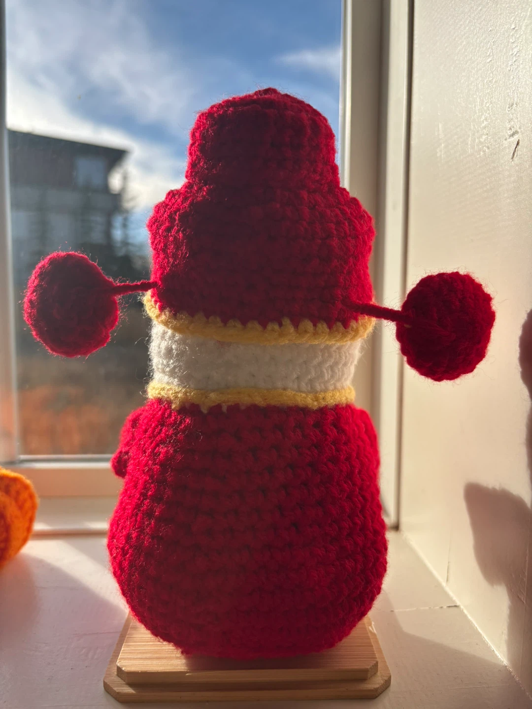 Handmade Crochet God of Wealth Figurine - $40 - photo 2