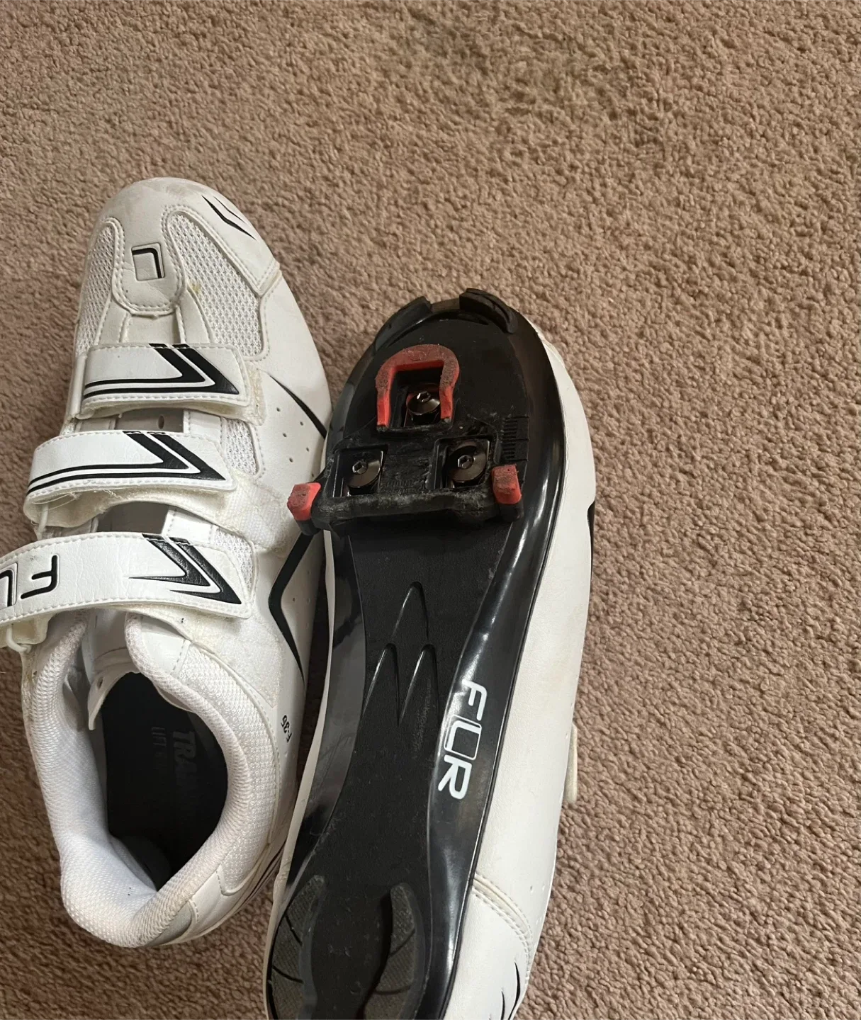 FLR F-35 White Cycling Shoes size 13 image indicator(5)