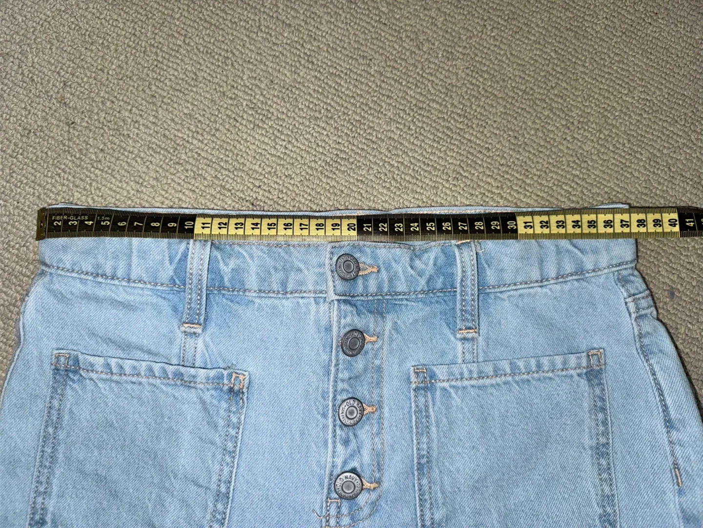 Old Navy High-Rise Baggy Wide Leg Jeans - Size 0-2 image indicator(6)