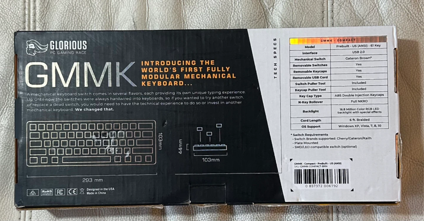 Glorious GMMK Compact Mechanical Keyboard - photo 2