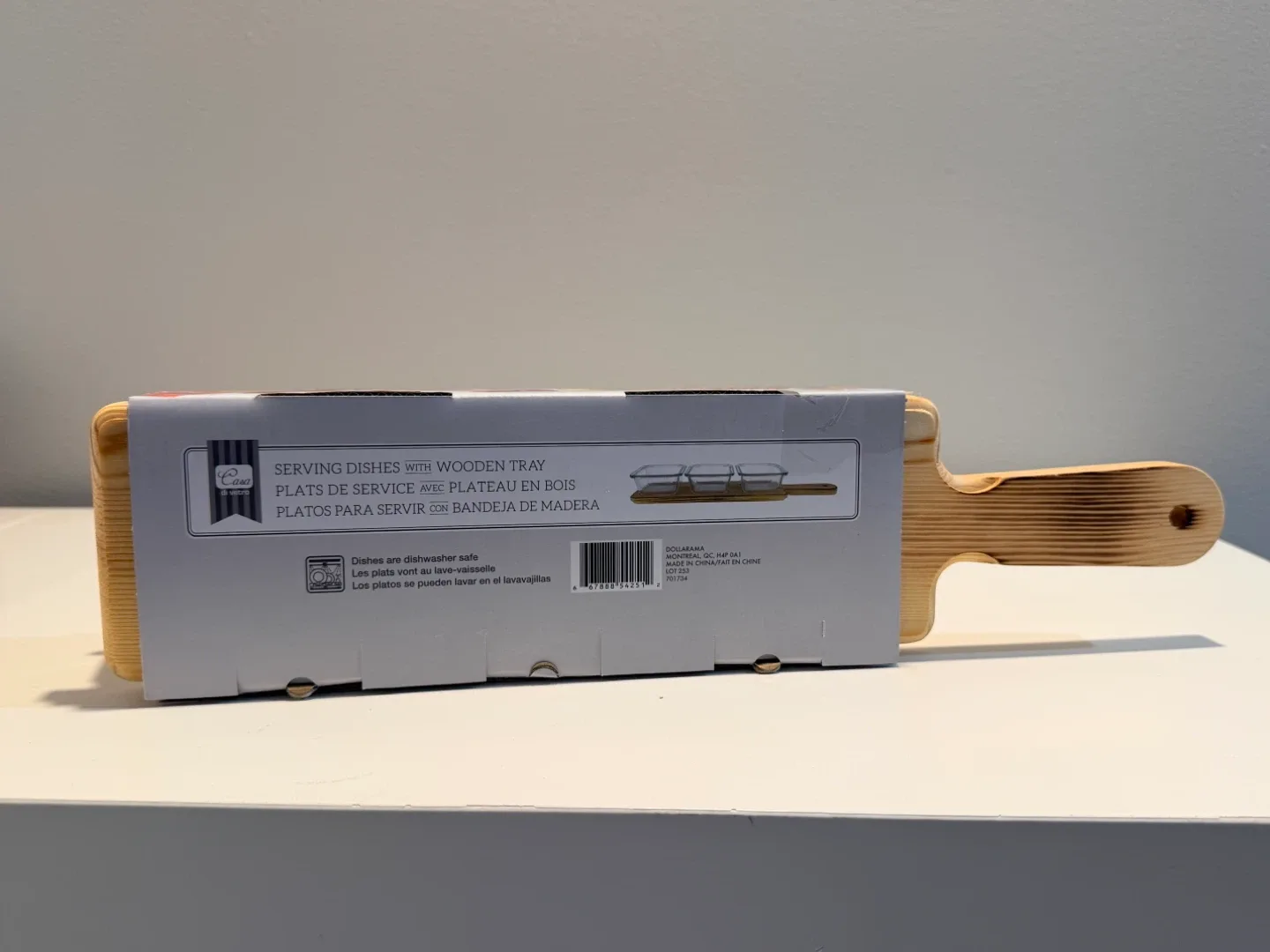 Holiday/Christmas Gift- Serving Dishes with Wooden Tray image indicator(4)