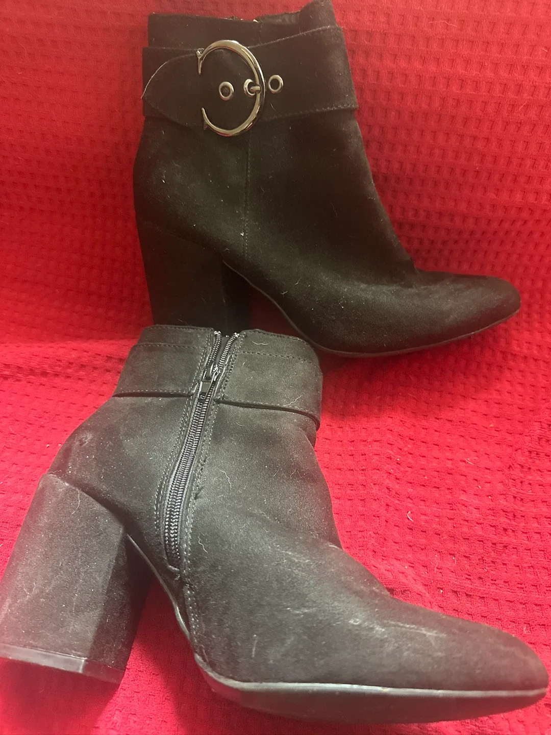 Black Heeled Ankle Boots - Size 9 image indicator(3)